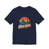 Rhode Island Retro Sunset Tee