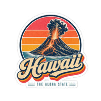 Hawaii Erupting Volcano Sticker