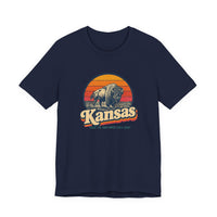 Kansas Buffalo On Prairie Tee