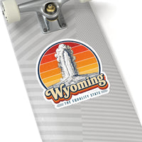 Wyoming Old Faithful Geyser Sticker