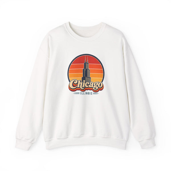 Chicago Retro Sunset Sweatshirt