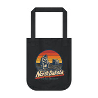 North Dakota Ice Fishing Tote Bag