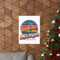 Michigan Mackinac Bridge Poster