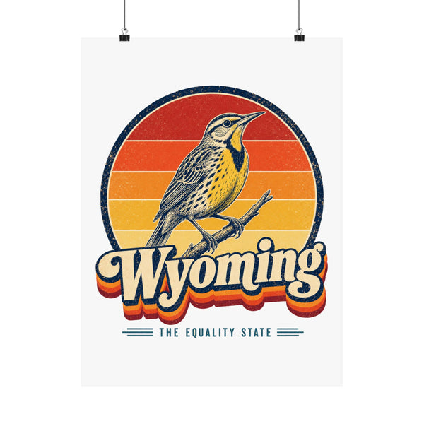 Wyoming Western Meadowlark Poster