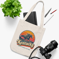 Kentucky Racehorse And Jockey Tote Bag