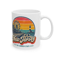 New Jersey Retro Sunset Mug