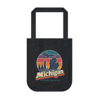 Michigan Mitten State Shape Tote Bag