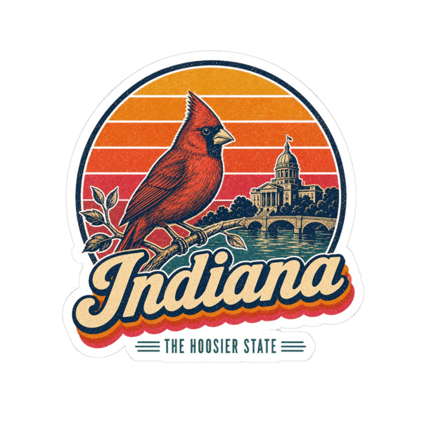 Indiana Cardinal Sticker