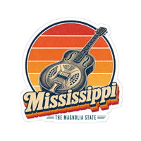 Mississippi Delta Blues Guitar Sticker