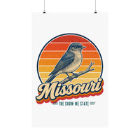 Missouri Eastern Bluebird Poster