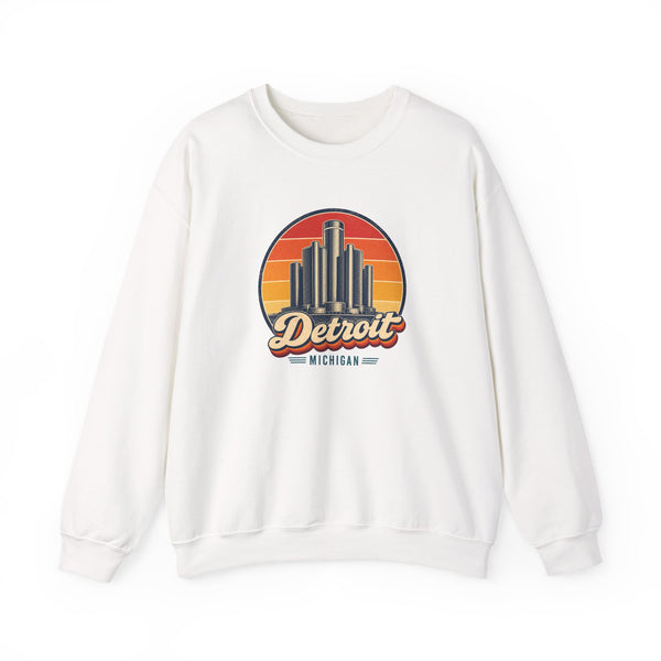 Detroit Retro Sunset Sweatshirt