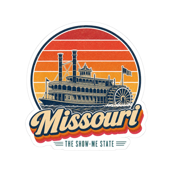 Missouri Riverboat On The Mississippi Sticker