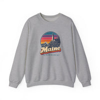 Maine Retro Sunset Sweatshirt