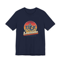 Louisiana Mardi Gras Mask And Beads Tee