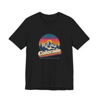 Colorado Retro Sunset Tee