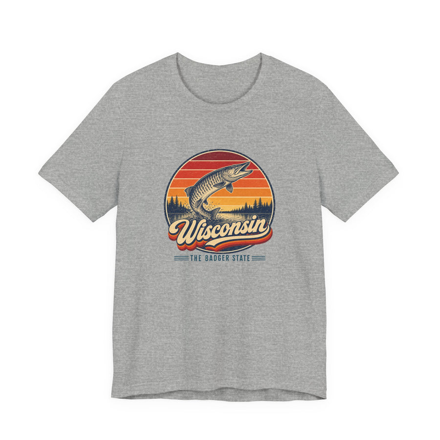 Wisconsin Northwoods Lake Muskie Tee