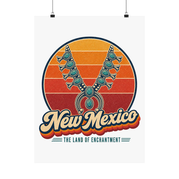 New Mexico Turquoise Jewelry Poster