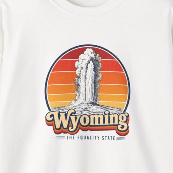 Wyoming Old Faithful Geyser Sweatshirt