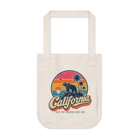California Retro Sunset Tote Bag