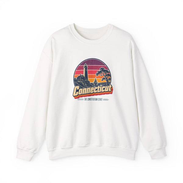 Connecticut Retro Sunset Sweatshirt