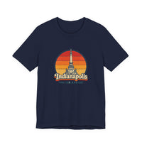 Indianapolis Retro Sunset Tee