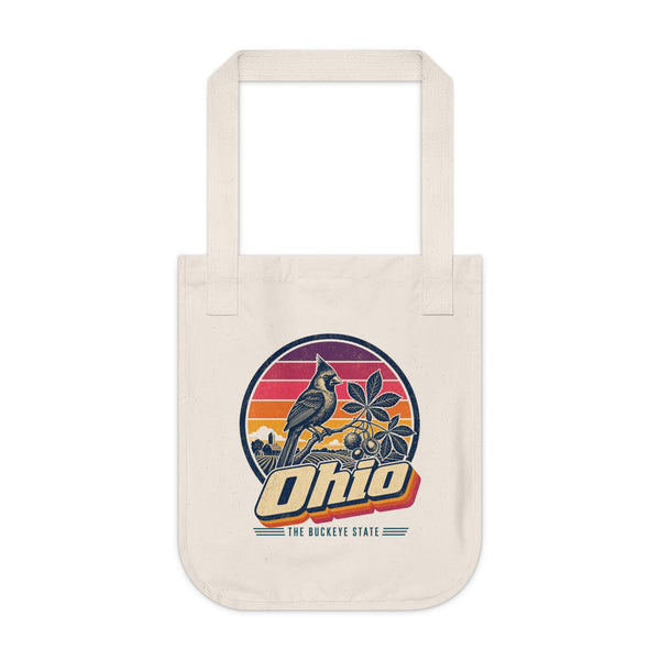 Ohio Retro Sunset Tote Bag