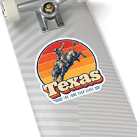Texas Rodeo Bull Rider Sticker