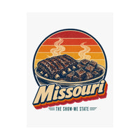 Missouri Bbq Ribs And Burnt Ends Poster