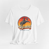 Wyoming Bucking Bronco Cowboy Tee