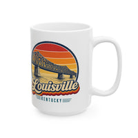 Louisville Retro Sunset Mug
