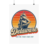 Delaware Colonial Tall Ship Poster