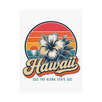 Hawaii Hibiscus Flower Poster