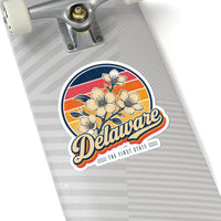 Delaware Peach Blossom Sticker