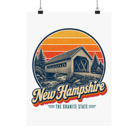 New Hampshire Covered Bridge Poster