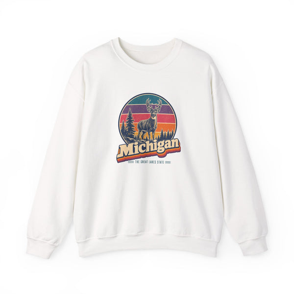 Michigan White Tailed Deer Sweatshirt