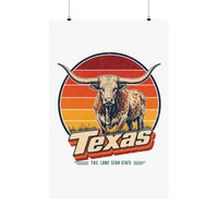 Texas Longhorn Steer Poster
