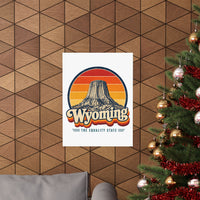 Wyoming Devils Tower Poster