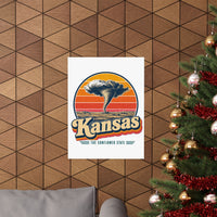 Kansas Tornado On The Plains Poster
