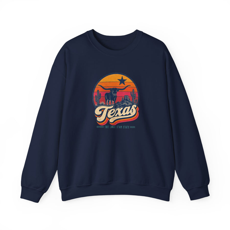 Texas Retro Sunset Sweatshirt