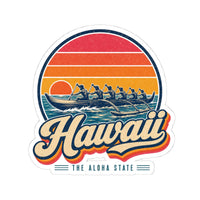 Hawaii Outrigger Canoe Sticker