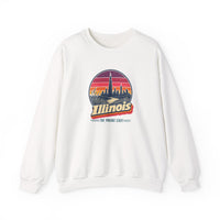 Illinois Retro Sunset Sweatshirt