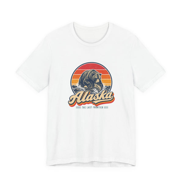 Alaska Grizzly Bear Catching Salmon Tee