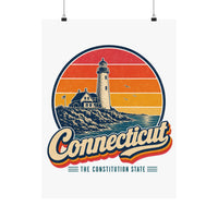 Connecticut Coastal Lighthouse Poster