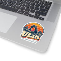 Utah Retro Sunset Sticker
