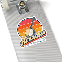 Arkansas Ozark Folk Banjo Sticker