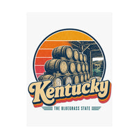 Kentucky Bourbon Barrels Poster