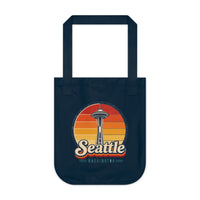 Seattle Retro Sunset Tote Bag