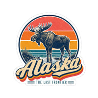 Alaska Bull Moose Sticker