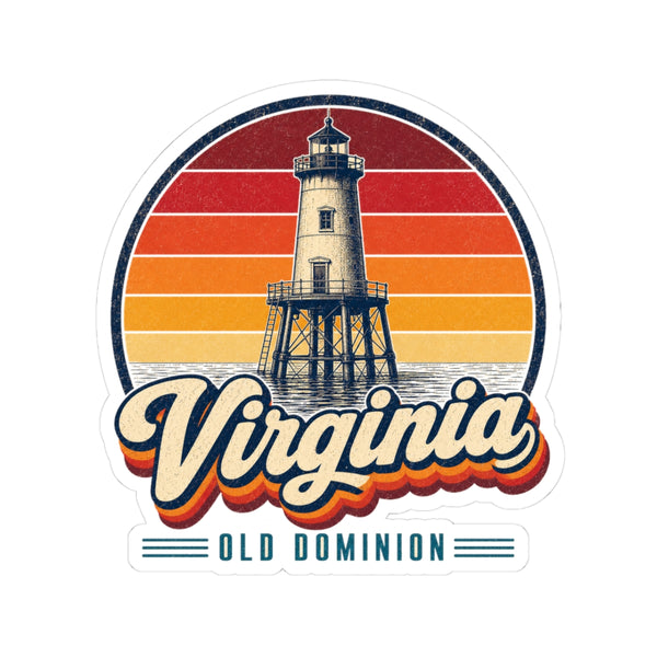 Virginia Chesapeake Lighthouse Sticker
