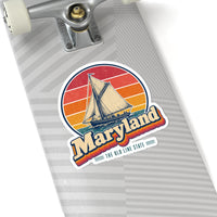 Maryland Skipjack Sailboat Sticker